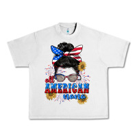 Lunar Rock All American Nana 4th of July Urban Heavy Tee - CowGirlArtShop