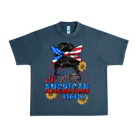 Midnight Navy All American Nana 4th of July Urban Heavy Tee - CowGirlArtShop