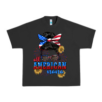 Pigment Black All American Nana 4th of July Urban Heavy Tee - CowGirlArtShop
