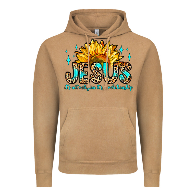 Jesus It S Not Religion It S A Relationship Vintage Hoodie by Zillion Design Studio | Teevron
