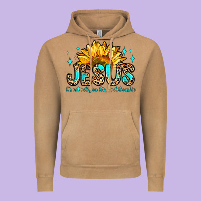Jesus It S Not Religion It S A Relationship Vintage Hoodie Designed By Zillion Design Studio
