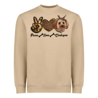 Mushroom peace love cockapoo Heavyweight Sweatshirt - RanaPortraitStore