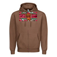 Chestnut dachshund puppy license plate Zipper Hoodie - Artiststas
