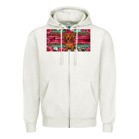 Oatmeal Heather dachshund puppy license plate Zipper Hoodie - Artiststas