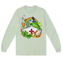 Matcha nurse  st patricks Long Sleeve Tee - AdoDesignShop