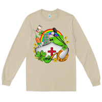 Mushroom nurse  st patricks Long Sleeve Tee - AdoDesignShop
