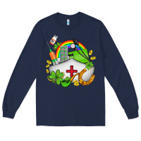 Navy nurse  st patricks Long Sleeve Tee - AdoDesignShop