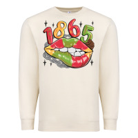 Sandshell 1865 juneteenth lips Premium Sweatshirt - MaliasSmallBusiness