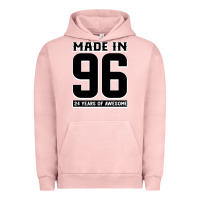 Pigment Salmon Made In 96 24 Years Of Awesome Urban Hoodie - Bettercallsaul