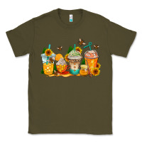 Army Green bumble bee coffee cups Classic Tee - AdoDesignShop