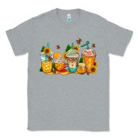 Heather Grey bumble bee coffee cups Classic Tee - AdoDesignShop