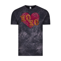 Cloud Black xoxo Vintage Tee - BarkalooDesign