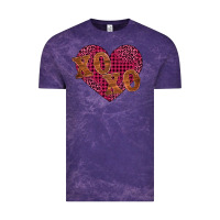 Cloud Purple xoxo Vintage Tee - BarkalooDesign