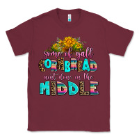 Burgundy some of yall cornbread aint done in the middle Classic Tee - AdoDesignShop