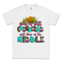 White some of yall cornbread aint done in the middle Classic Tee - AdoDesignShop