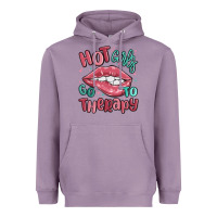 Hot Girls Go To Therapy Heavyweight Hoodie | Teevron