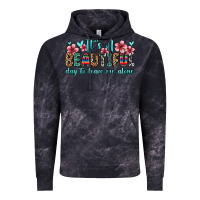 Cloud Black it s a beautiful day to leave me alone Vintage Hoodie - Zillion Design Studio