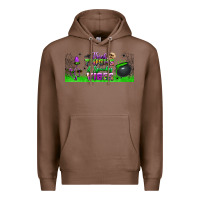 Chestnut thick thighs and spooky vibes libbey glass Premium Hoodie - BundleAndBundleShop