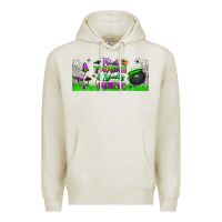 Oatmeal Heather thick thighs and spooky vibes libbey glass Premium Hoodie - BundleAndBundleShop