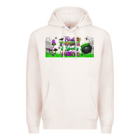 Pale Pink thick thighs and spooky vibes libbey glass Premium Hoodie - BundleAndBundleShop