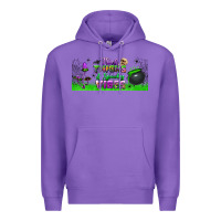 Purple thick thighs and spooky vibes libbey glass Premium Hoodie - BundleAndBundleShop