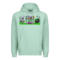Seafoam thick thighs and spooky vibes libbey glass Premium Hoodie - BundleAndBundleShop