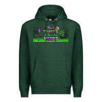 Sports Green thick thighs and spooky vibes libbey glass Premium Hoodie - BundleAndBundleShop