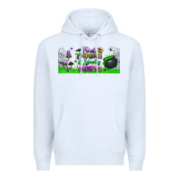 White thick thighs and spooky vibes libbey glass Premium Hoodie - BundleAndBundleShop