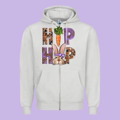 Easter Hiphop Zipper Hoodie Designed By Adodesignshop
