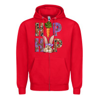 Red Easter hiphop Zipper Hoodie - AdoDesignShop