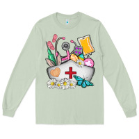 Matcha nurse  easter Long Sleeve Tee - AdoDesignShop