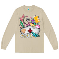 Mushroom nurse  easter Long Sleeve Tee - AdoDesignShop