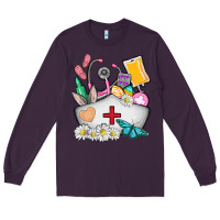 Plum nurse  easter Long Sleeve Tee - AdoDesignShop