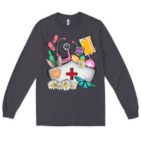 Smoke nurse  easter Long Sleeve Tee - AdoDesignShop