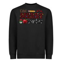 Black one merry teacher Heavyweight Sweatshirt - RanaPortraitStore