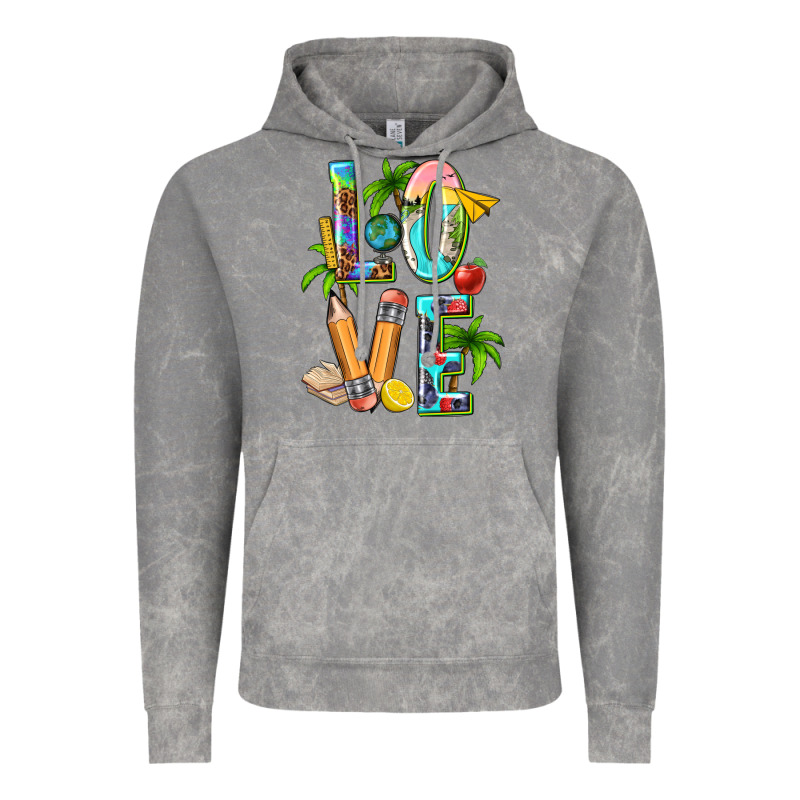 Summer Love Teacher Vintage Hoodie by texasbilliewilder | Teevron