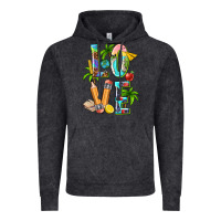 Vintage Black summer love teacher Vintage Hoodie - texasbilliewilder