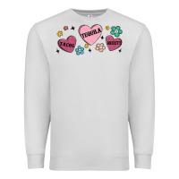 Dove Grey tacos tequila anxiety Premium Sweatshirt - MaliasSmallBusiness