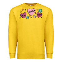 Lemon tacos tequila anxiety Premium Sweatshirt - MaliasSmallBusiness
