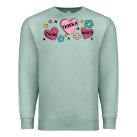 Seafoam tacos tequila anxiety Premium Sweatshirt - MaliasSmallBusiness