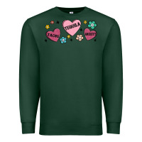 Sports Green tacos tequila anxiety Premium Sweatshirt - MaliasSmallBusiness