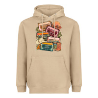 Mushroom customized country cassette tapes Heavyweight Hoodie - MaliasSmallBusiness