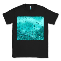 Black turquoise glitter Classic Tee - JahusDesignShop