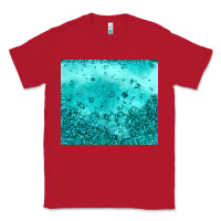 Red turquoise glitter Classic Tee - JahusDesignShop