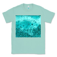Seafoam turquoise glitter Classic Tee - JahusDesignShop