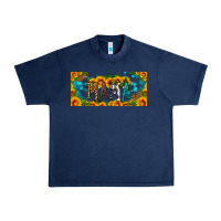 Navy mama sunflower libbey cup Urban Heavy Tee - HRA Design Shop
