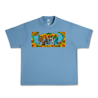 Pebble Blue mama sunflower libbey cup Urban Heavy Tee - HRA Design Shop