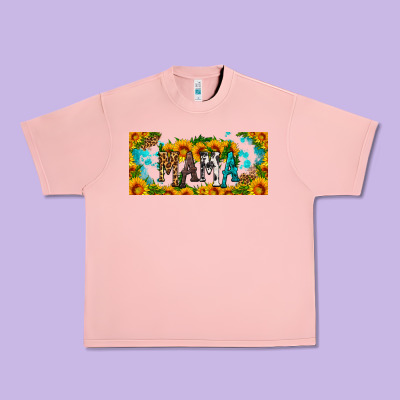 Mama Sunflower Libbey Cup Urban Heavy Tee Designed By Hra Design Shop