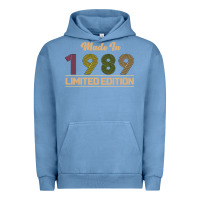 Pigment Pebble Blue Made In 1989 Limited Edition Urban Hoodie - Bettercallsaul