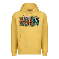 Antique Gold longhorn mom Premium Hoodie - AdoDesignShop